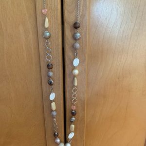 Long beaded necklace